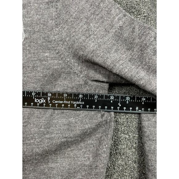 Cynthia Rowley 100% Merino Wool Button Up Cardigan Sweater Womens Size XL Brown - Picture 6 of 6